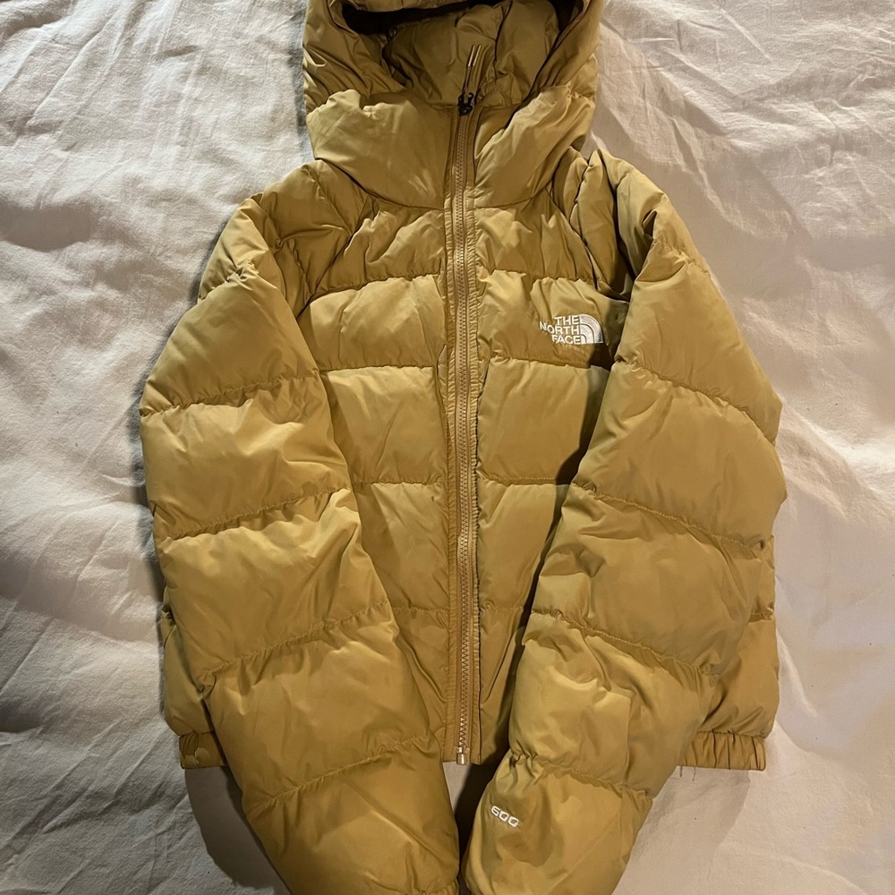 The North Face Womens Tan Puffer Jacket